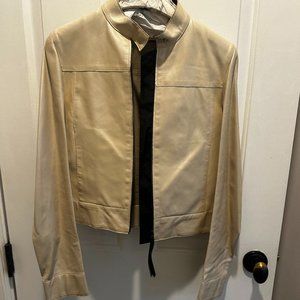 Prada Pearl Leather Jacket